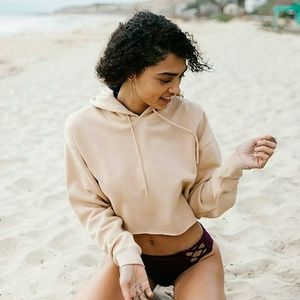 Urban Outfitters Beige Hoodie
